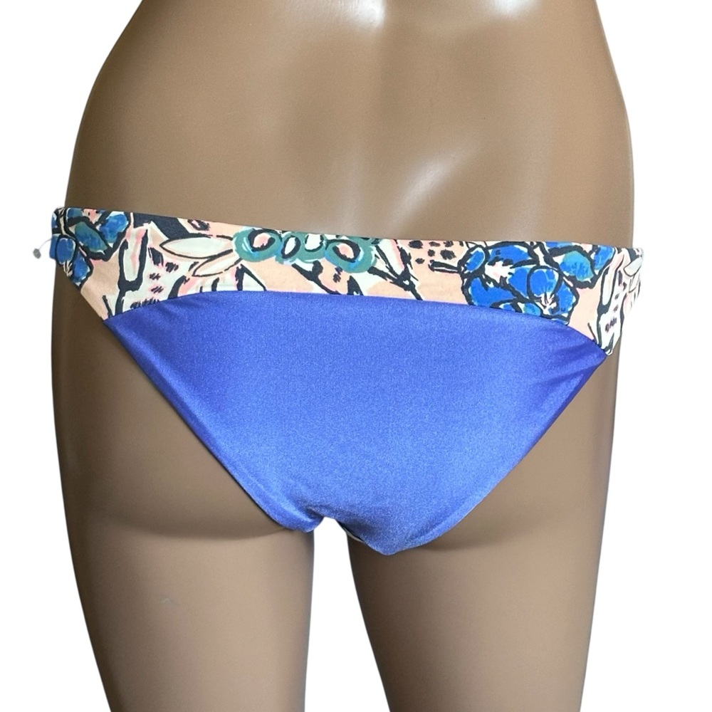 Maaji Floral/Striped Solid Reversible Bikini Swim… - image 4